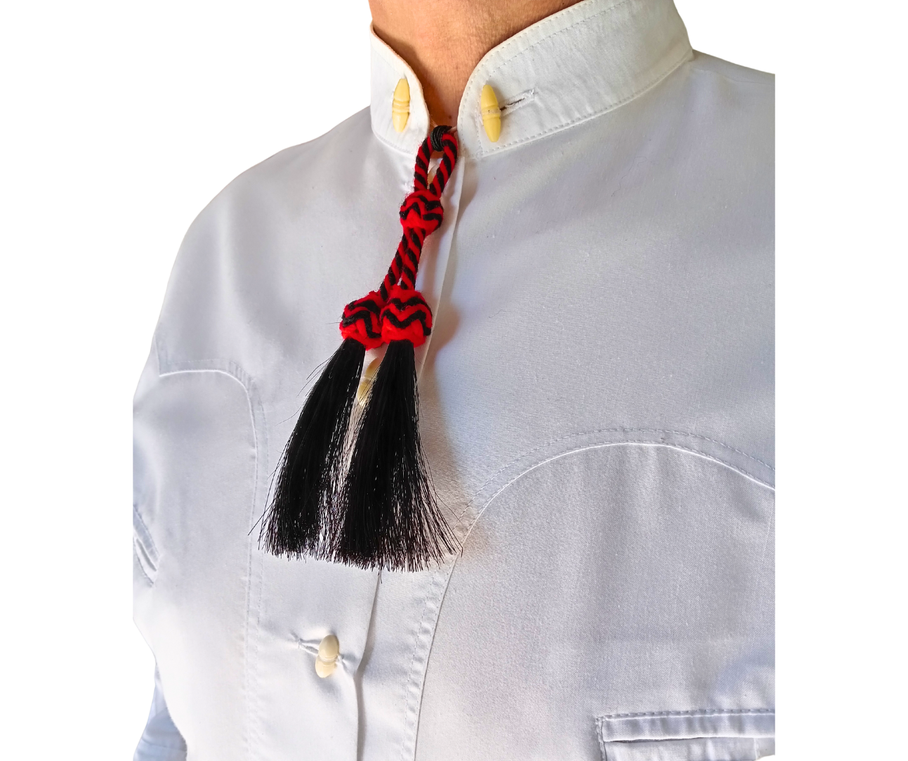 CORBATA CHARRA CON CRIN DE CABALLO