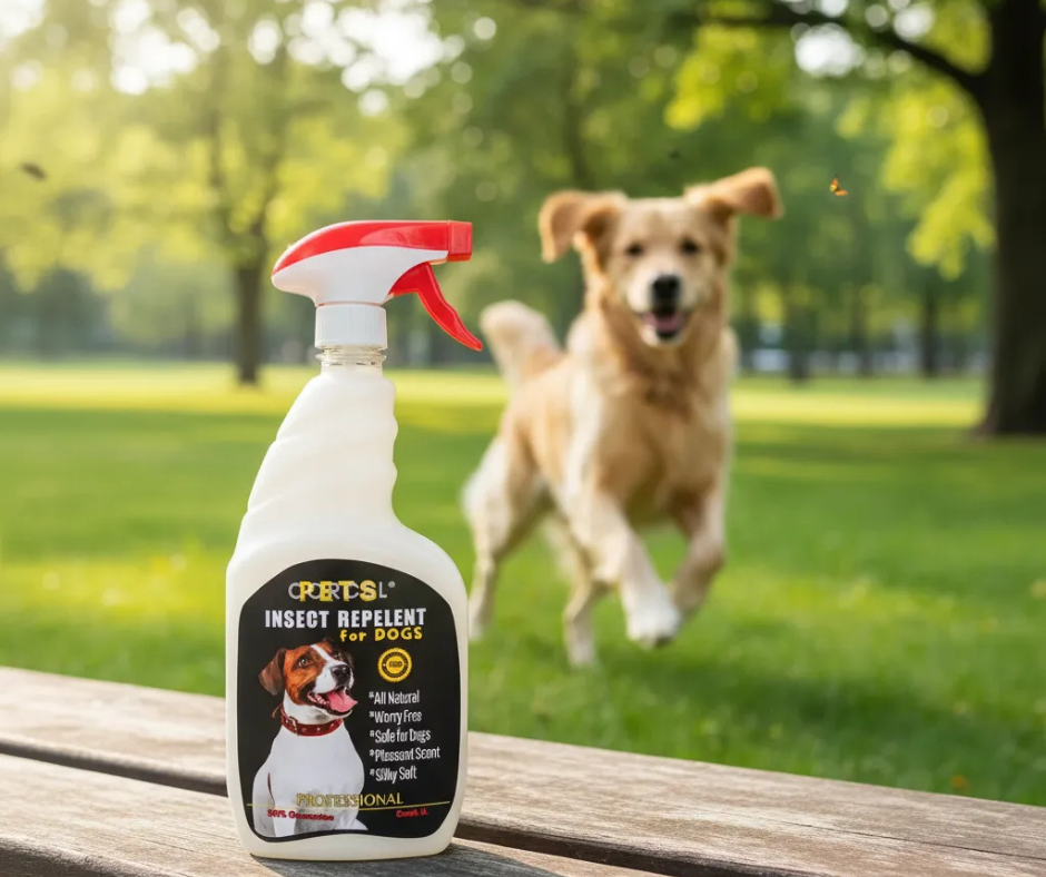 REPELENTE DE MOSCAS E INSECTOS PARA PERRO
