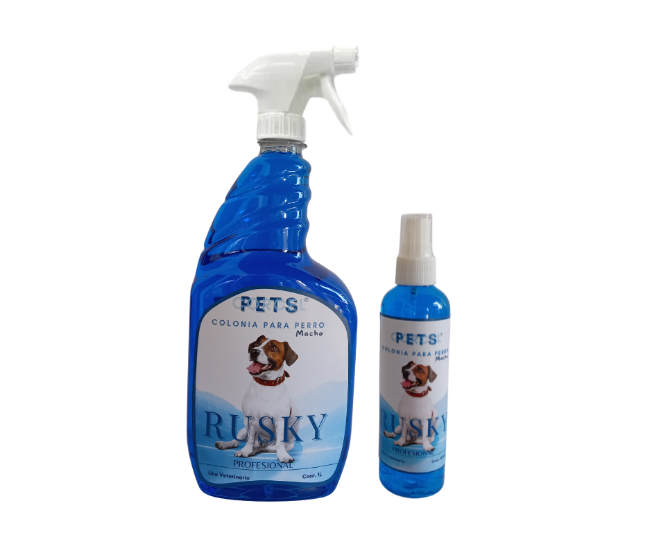 COLONIA PARA PERRO MACHO RUSKY 2X1